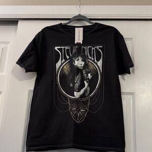 Stevie Nicks Black Graphic T-Shirt